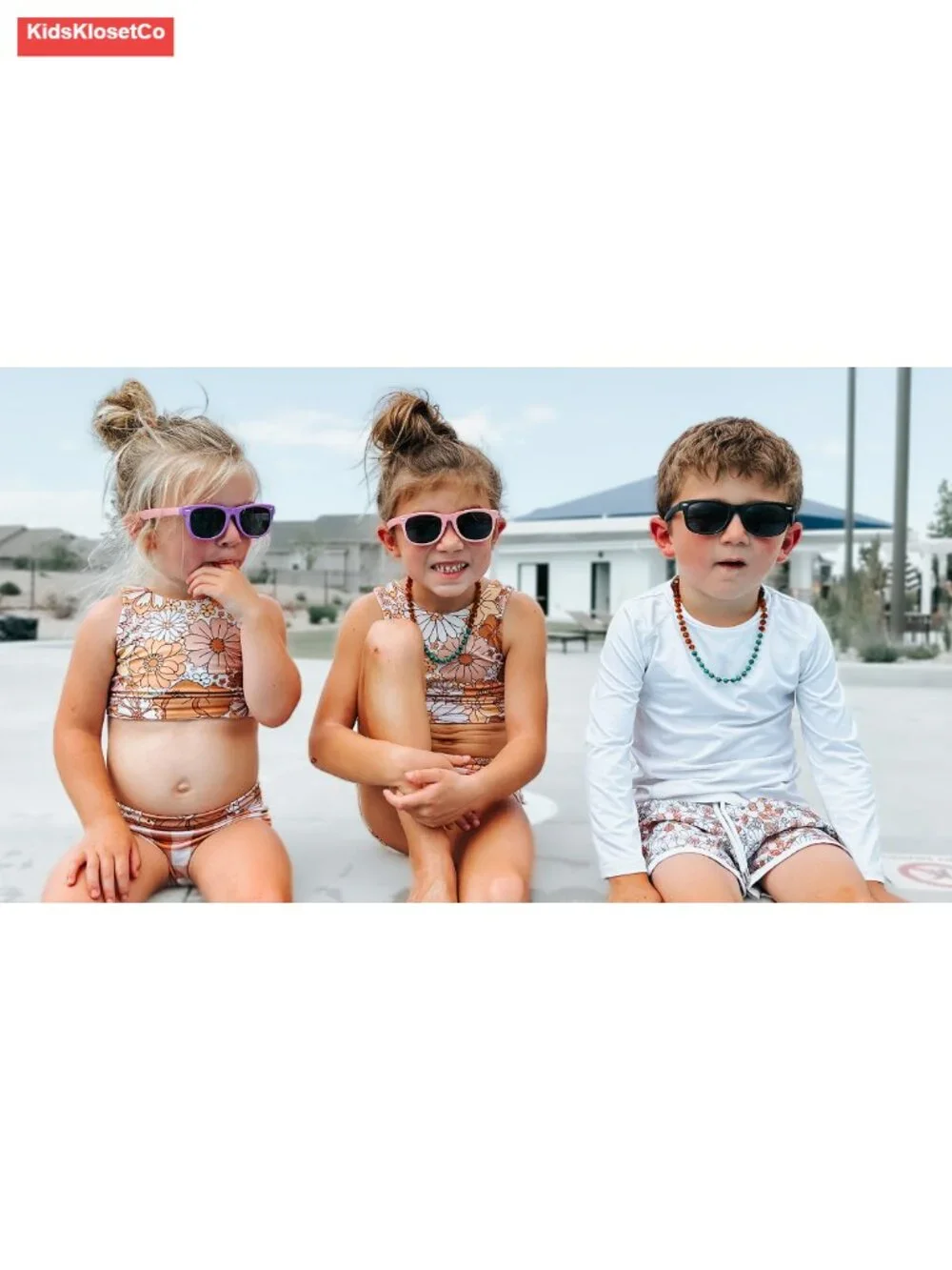 Kids Polarized Sunglasses TPEE Rubber Flexible UV400 Protection